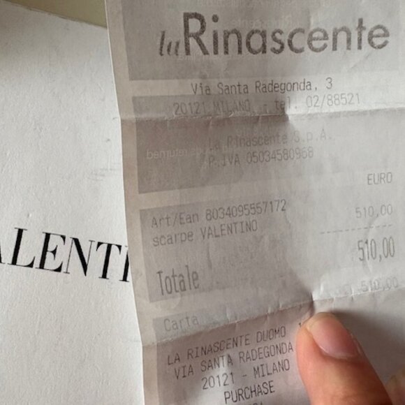 Valentino Garavani Black Studded Flats - Picture 5 of 9